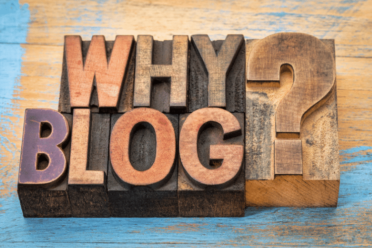 Starting a blog.  Why should you start a blog?