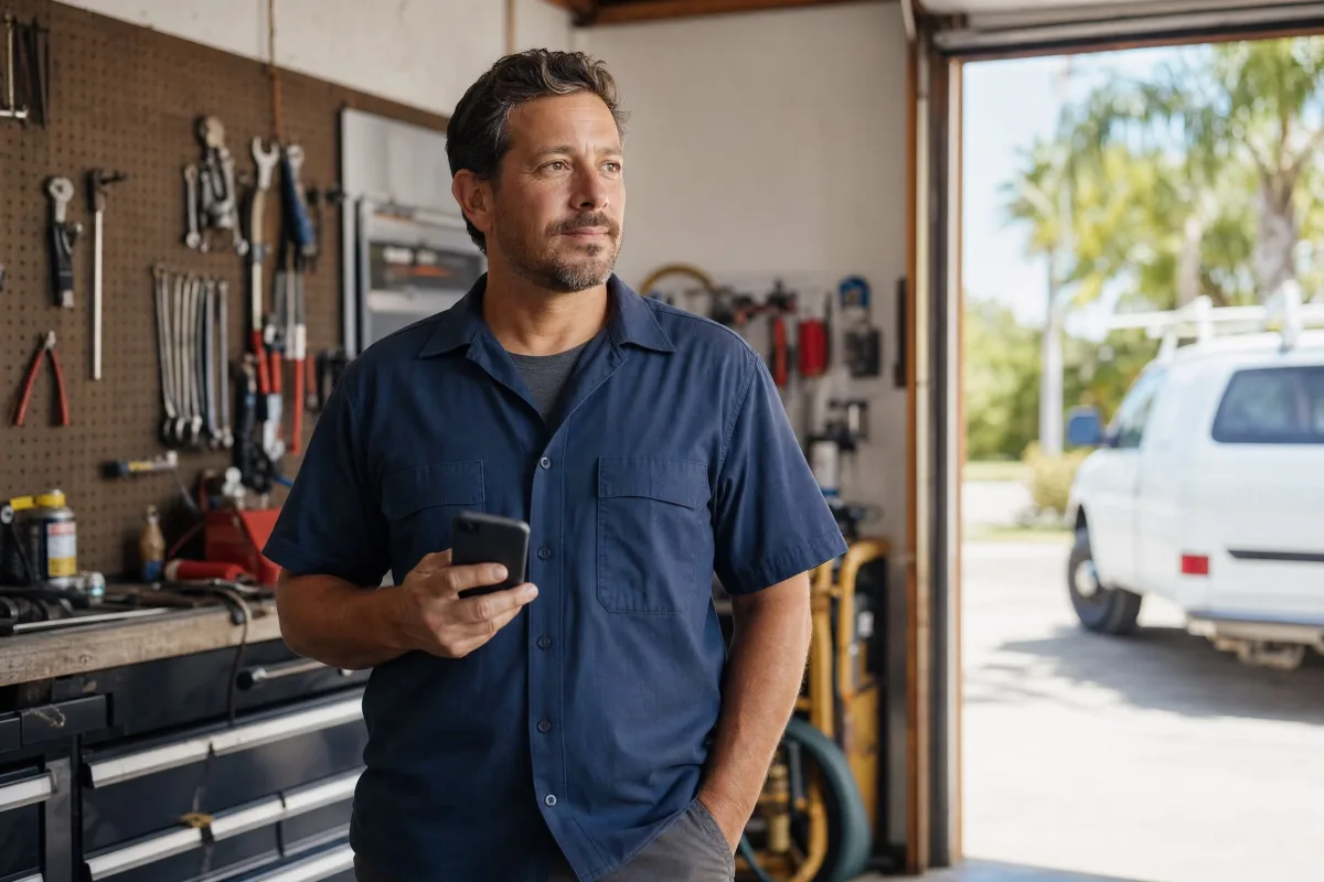 A service-business owner thinking about where to focus before spending